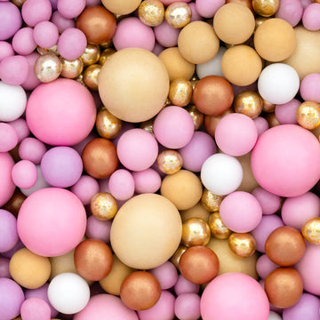 Bunte Schokokugeln Mix Party Torte