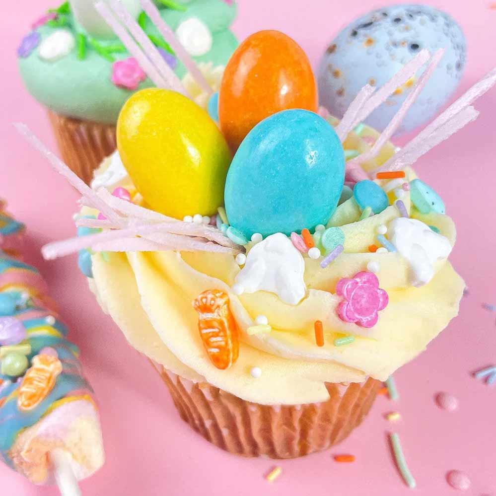 Bunny Butts Streusel Zuckerperlen Ostern