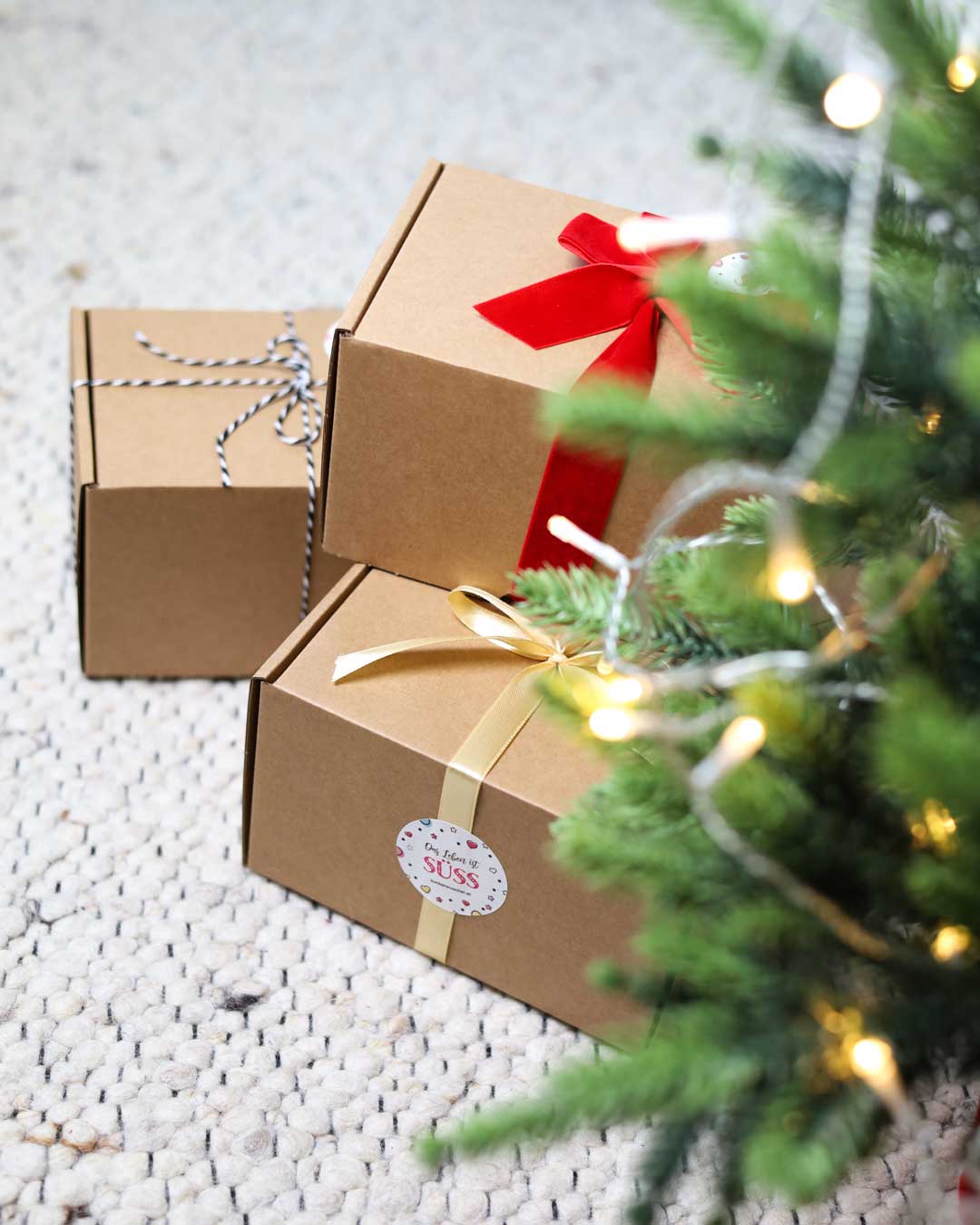 Geschenkeset Mini personalisiert Firmen Weihnachtsgeschenk Zuckerwuschel