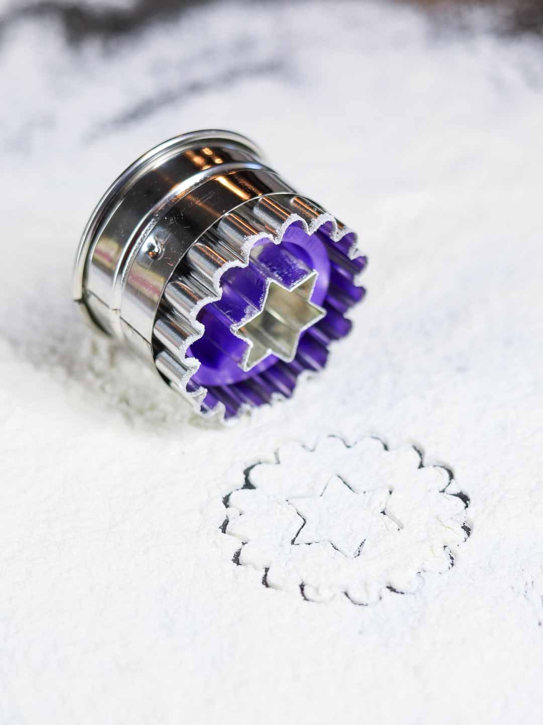 Linzer Ausstecher Edelstahl mit Stern