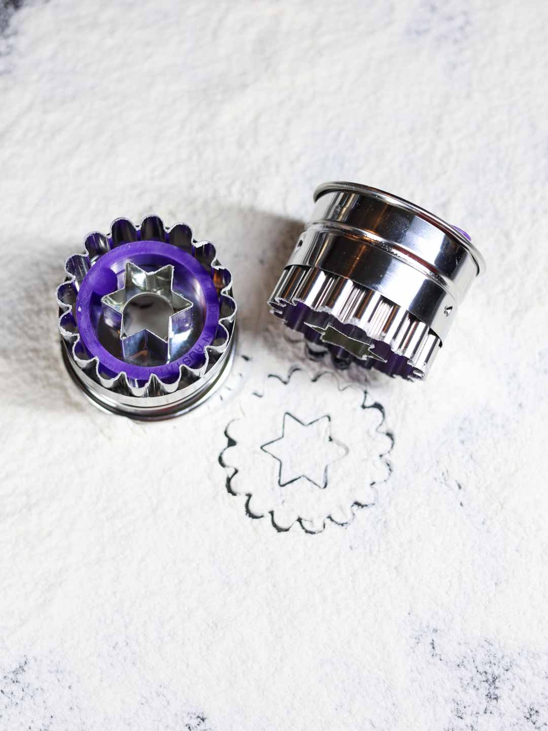 Linzer Ausstecher Edelstahl mit Stern