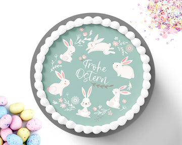 Ostern Tortenaufleger Zuckerstreusel Schokoeier