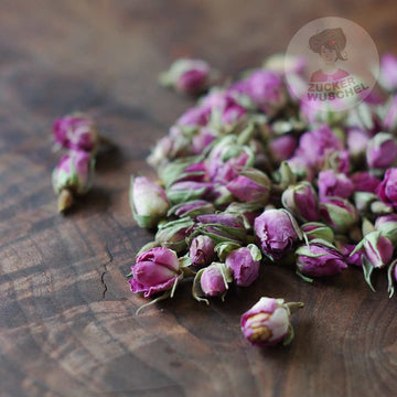 Getrocknete Damaszener Rosenknospen