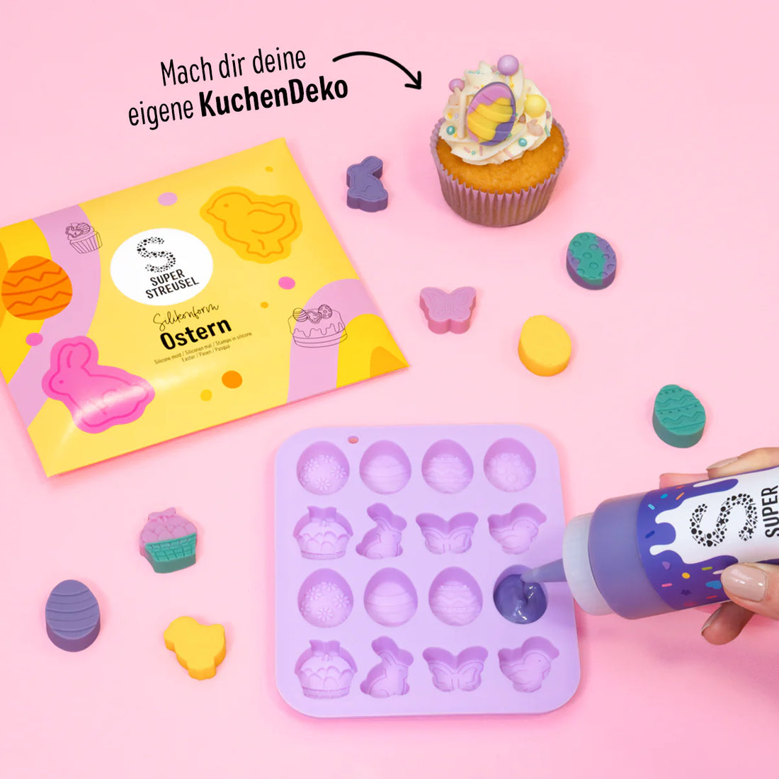 Silikonform Ostern Super Streusel