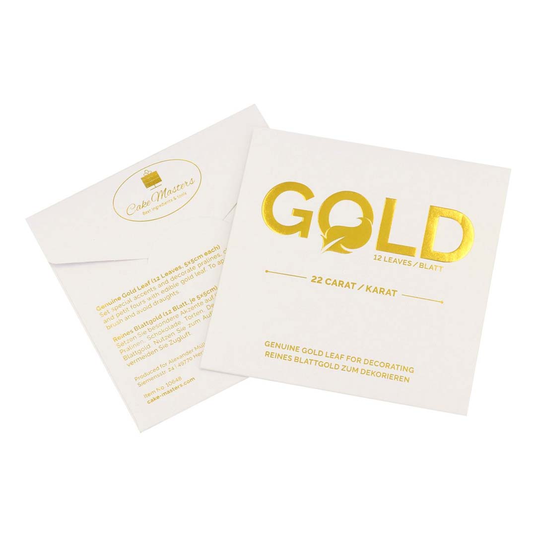 Cake Masters Blattgold 12 Blatt