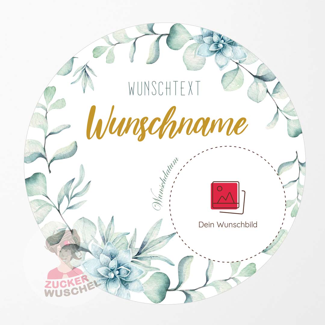 Foto Tortenaufleger Kommunion Floral