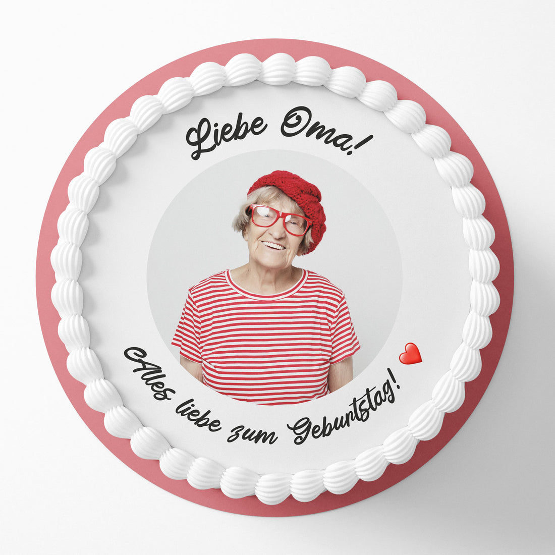 Tortenaufleger klassisch Wunschfoto Geburtstag