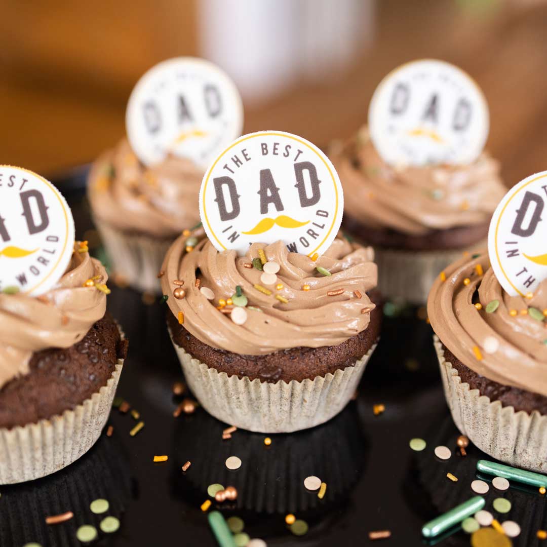 Muffinaufleger Best Dad Dschungelchen Super Streusel