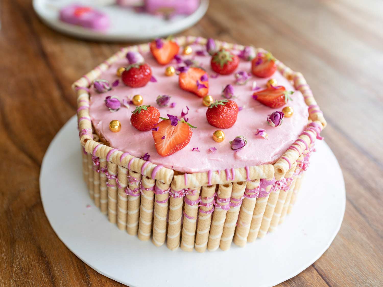 Rezept Torte mit Erdbeeren backen