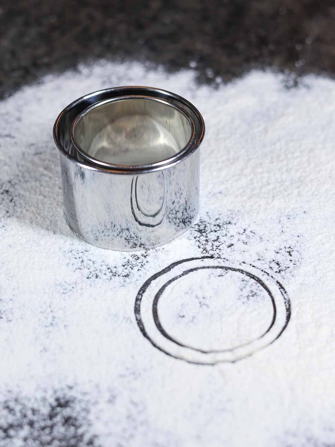 Edelstahl Ausstecher rund ø 5 oder 6 cm / 4,5 cm hoch