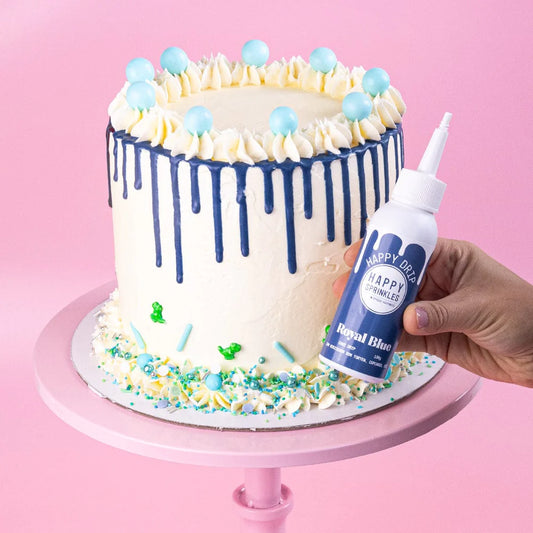 Blauer Cake Drip Happy Sprinkles Happy Drip Royal Blue