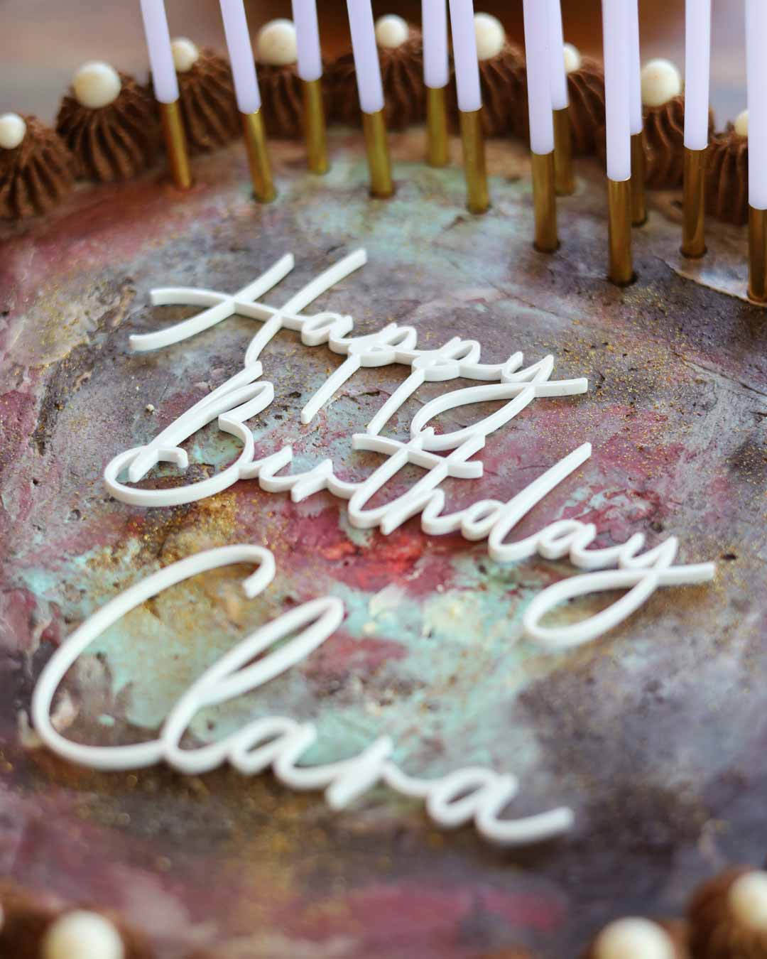 Cake Charm Happy Birthday Torte