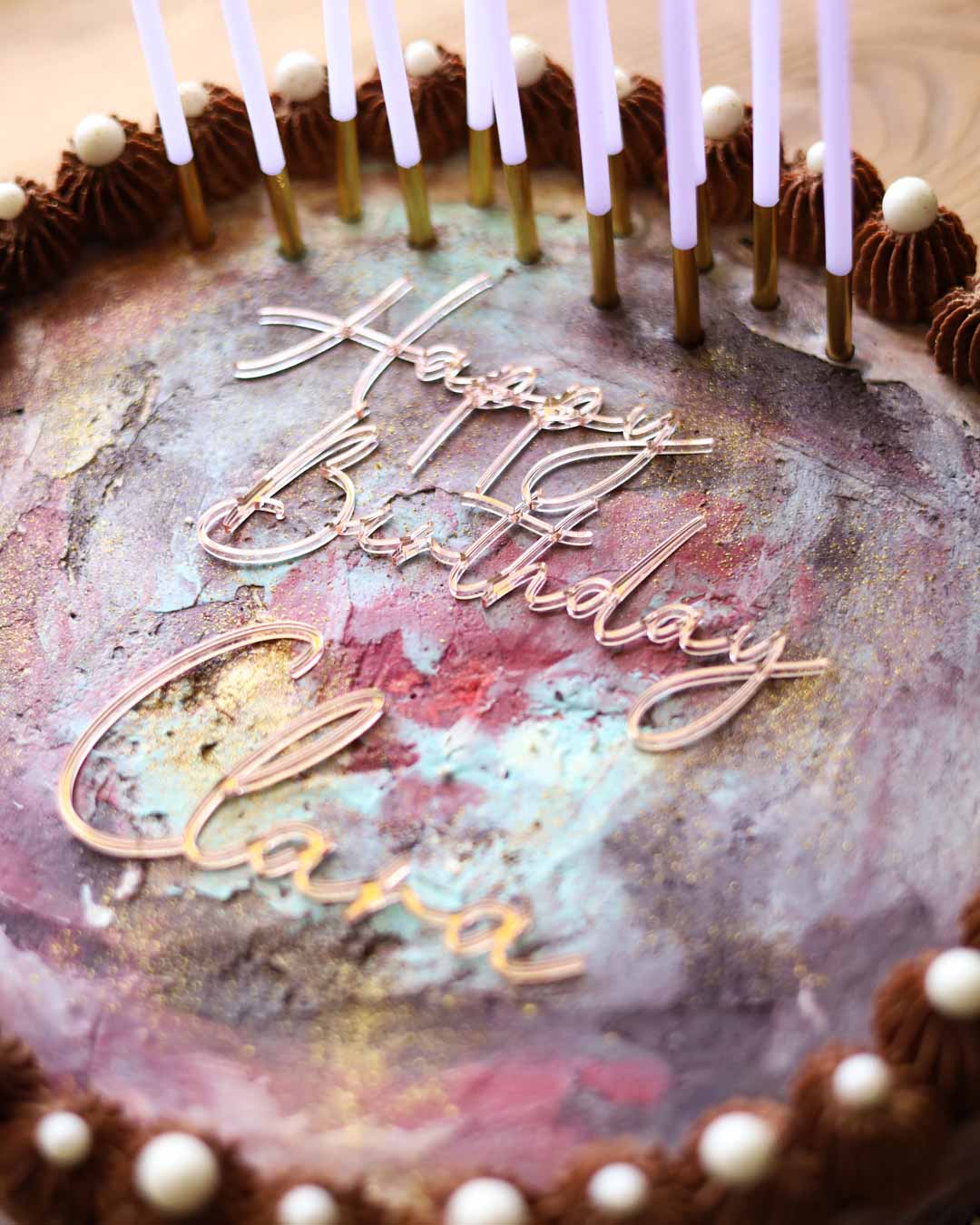 Cake Charm Happy Birthday Tortendeko