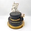 Cake Topper Happy Birthday Wunschzahl Herz