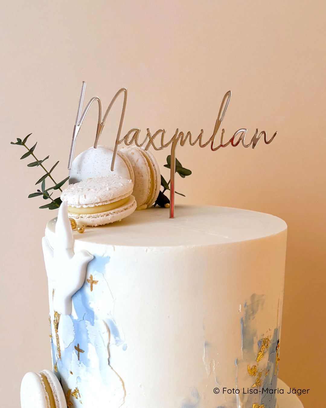 Cake Topper Name Taufe Kommunion Firmung