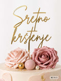 Goldener Cake Topper 