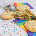 Cookies mit Backstreusel Regenbogen