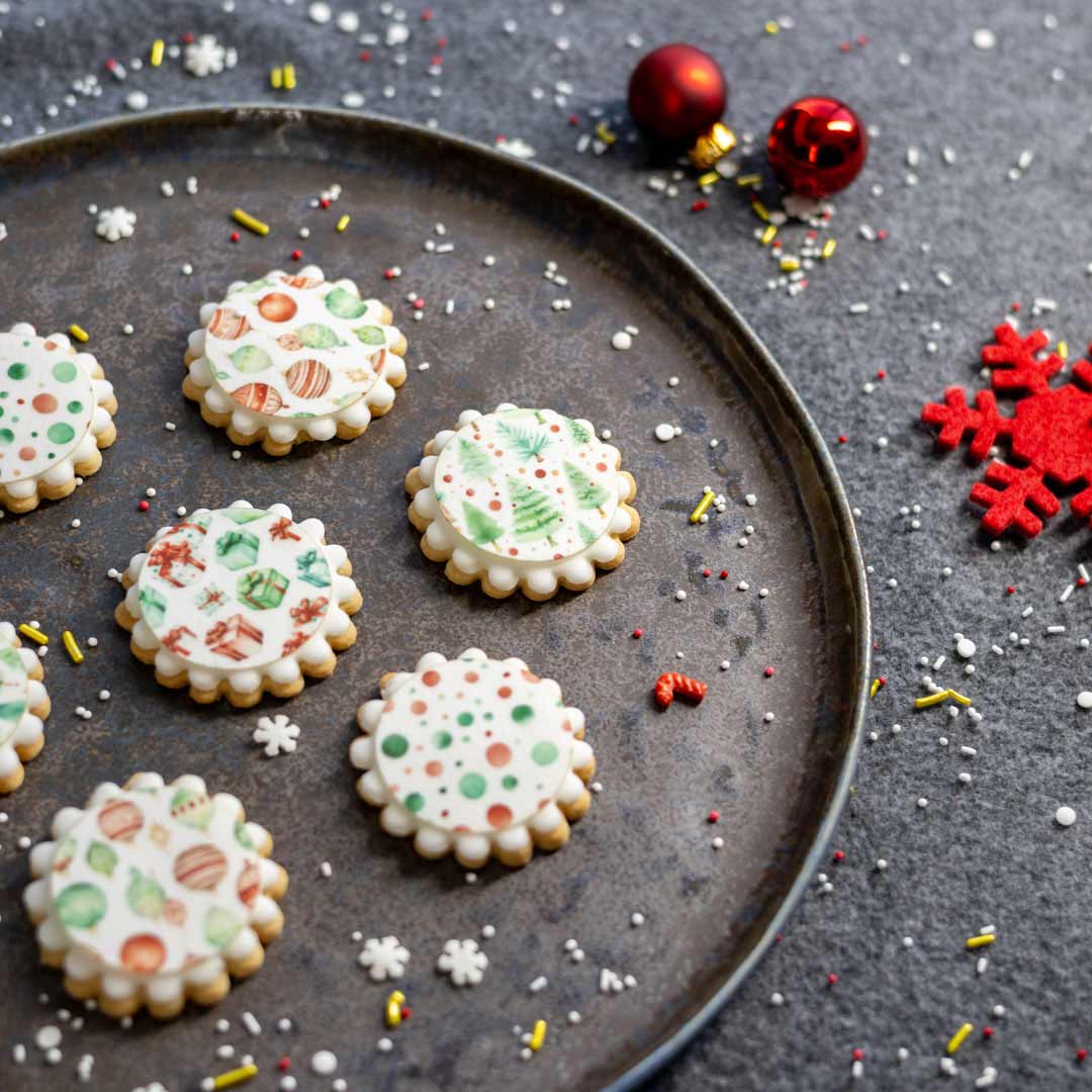 Cupcake Muffinaufleger Weihnachtsmotive