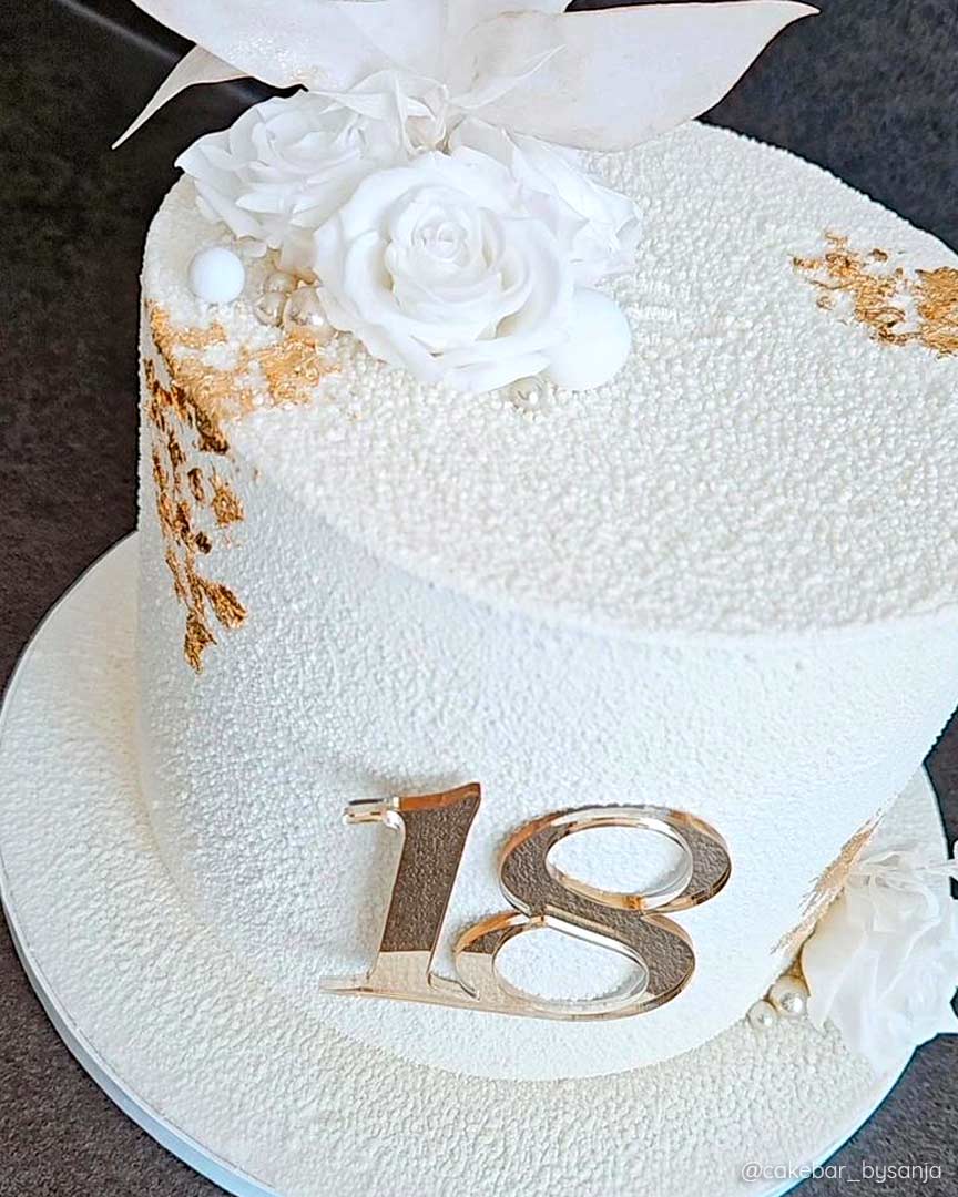 Geburtstagstorte Zahl 18 Wunschzahl Cake Charm