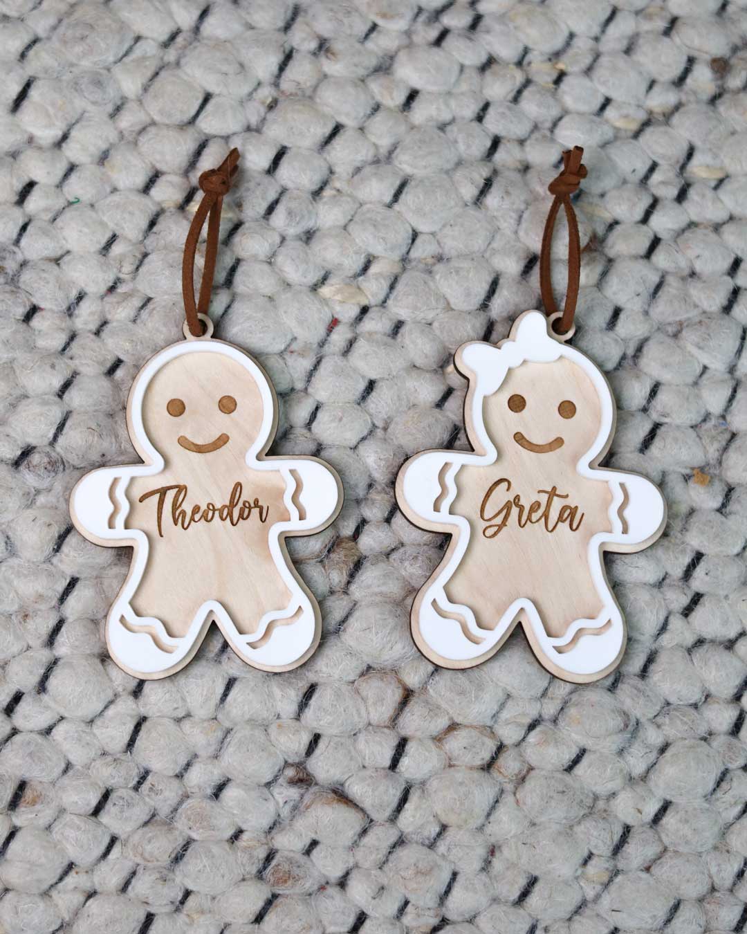 Geschenkanhänger Lebkuchenmännchen personalisiert