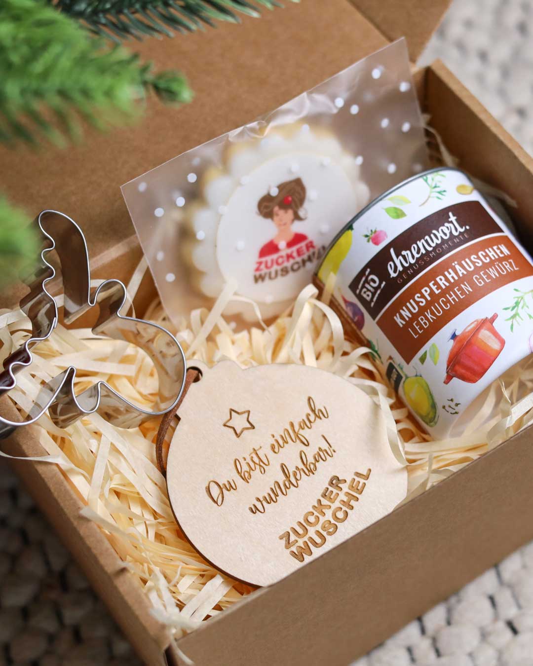 Geschenkeset personalisiert mit Logo Keks