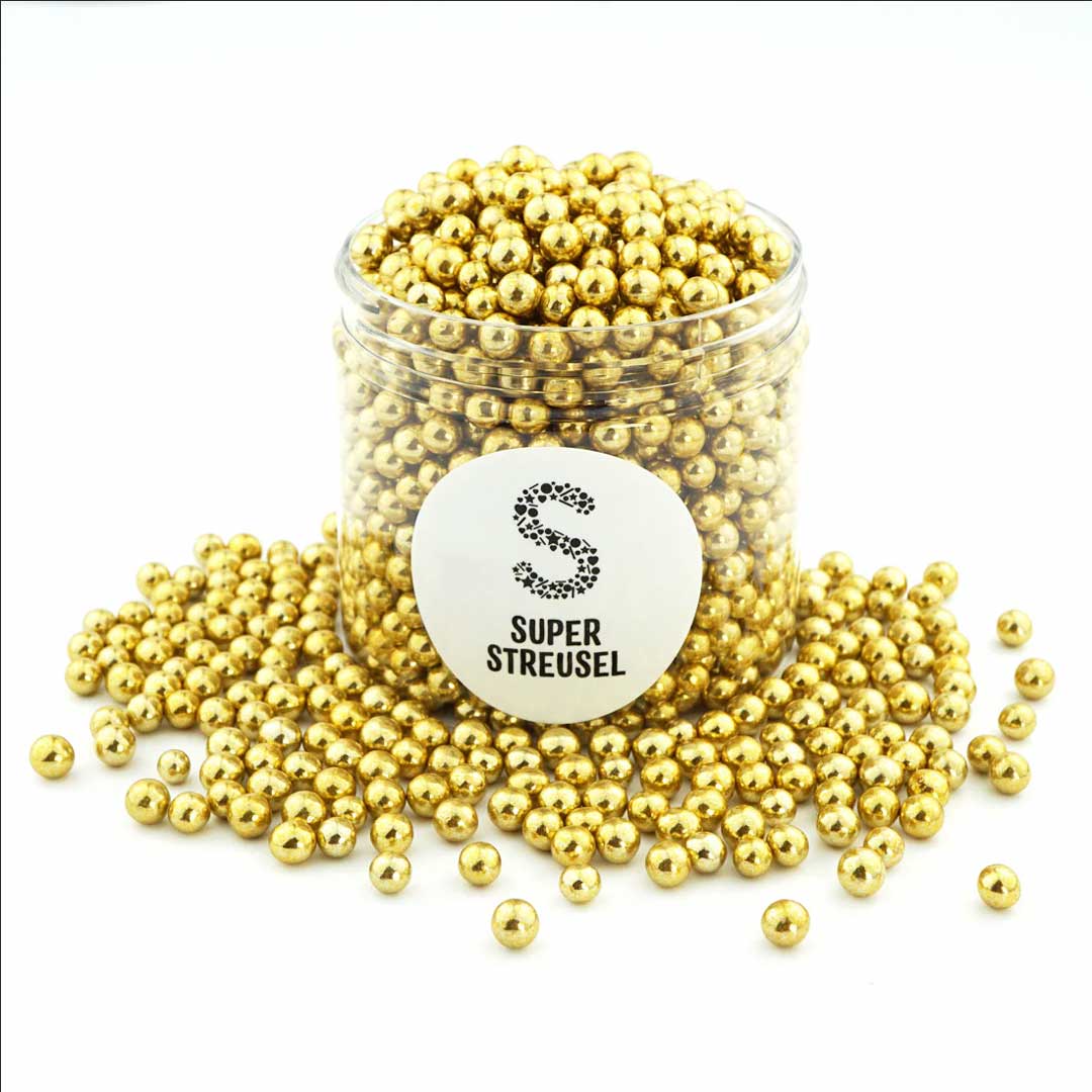 Mini Schokokugeln Gold Glanz Super Streusel 150g Dose