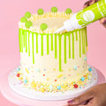 Limettengrüner Cake Drip Happy Sprinkles Happy Drip Lime Green