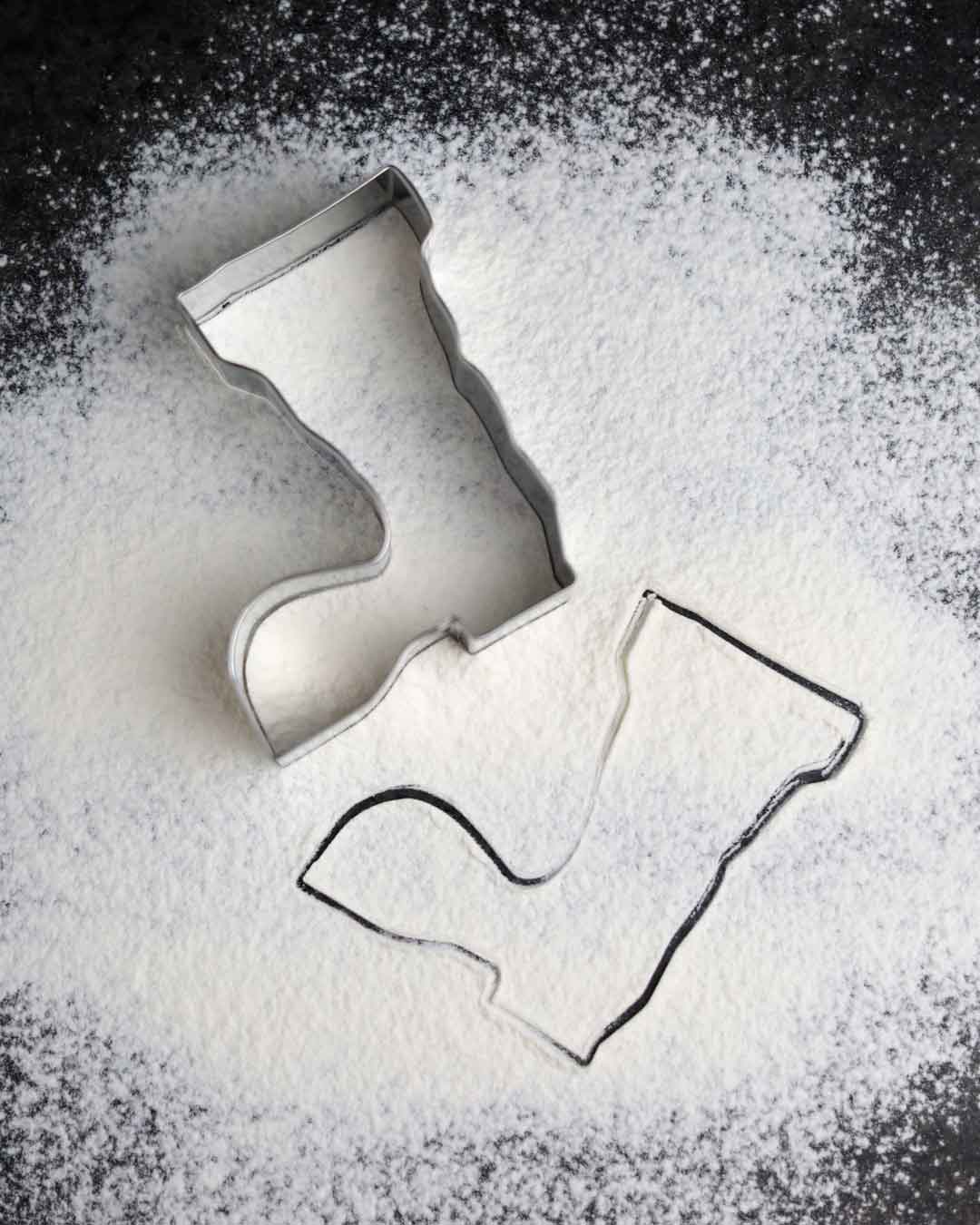 Keksausstecher Weihnachten Edelstahl Stiefel Form