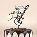 Personalisierter Gitarre Cake Topper Geburtstag