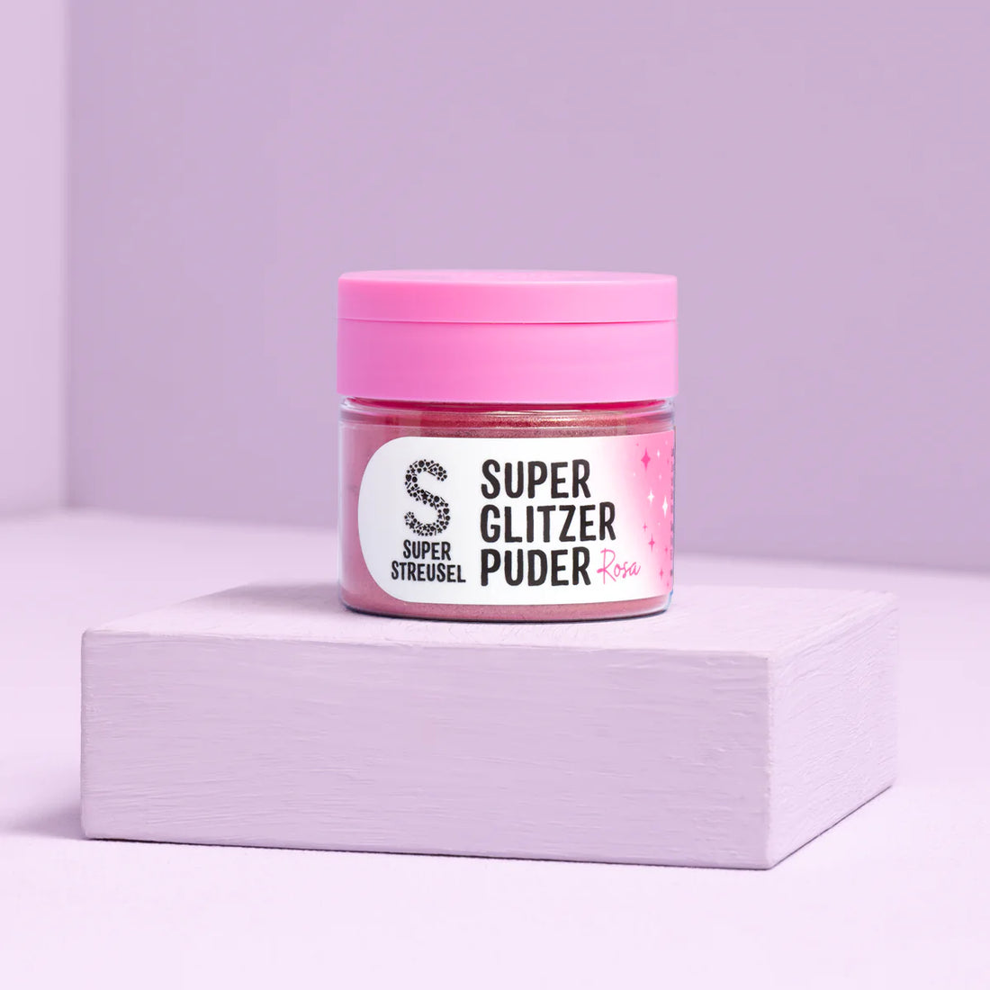 Super Streusel SuperGlitzerPuder Rosa 10g Dose