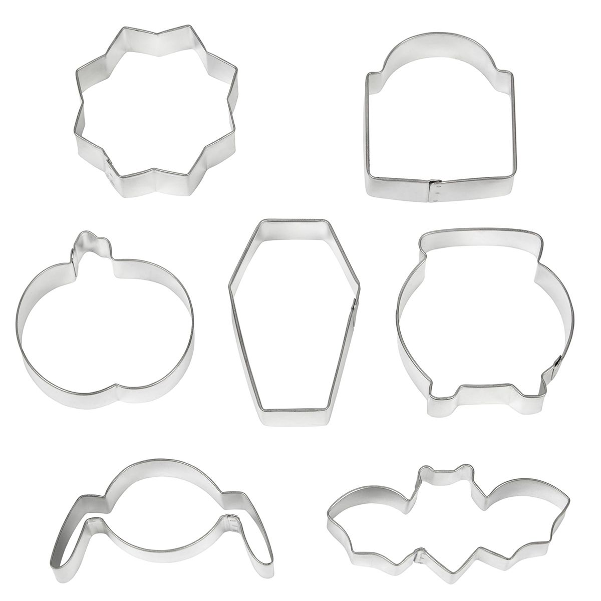Wilton Cookie Cutter Halloween Haunted House 7 Teile Set