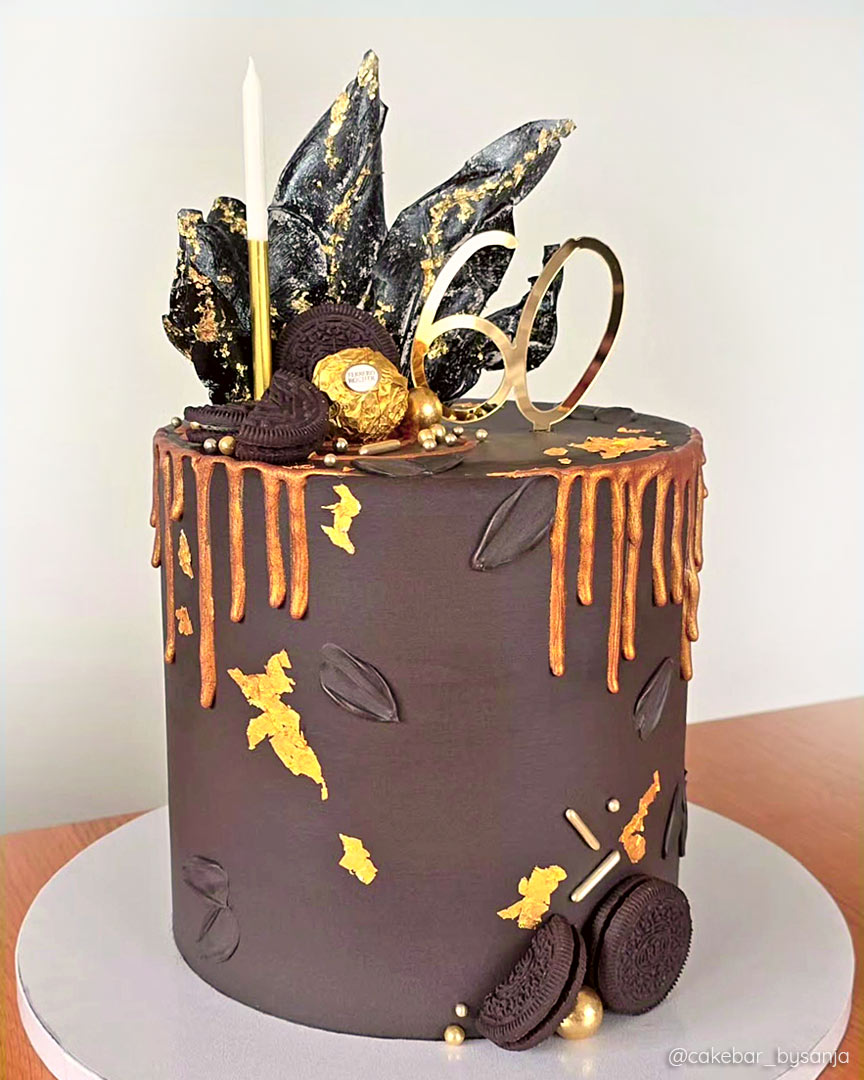 Zahlen Cake Topper modern 18 20 30 40 50 60 70 80 90 Jahre