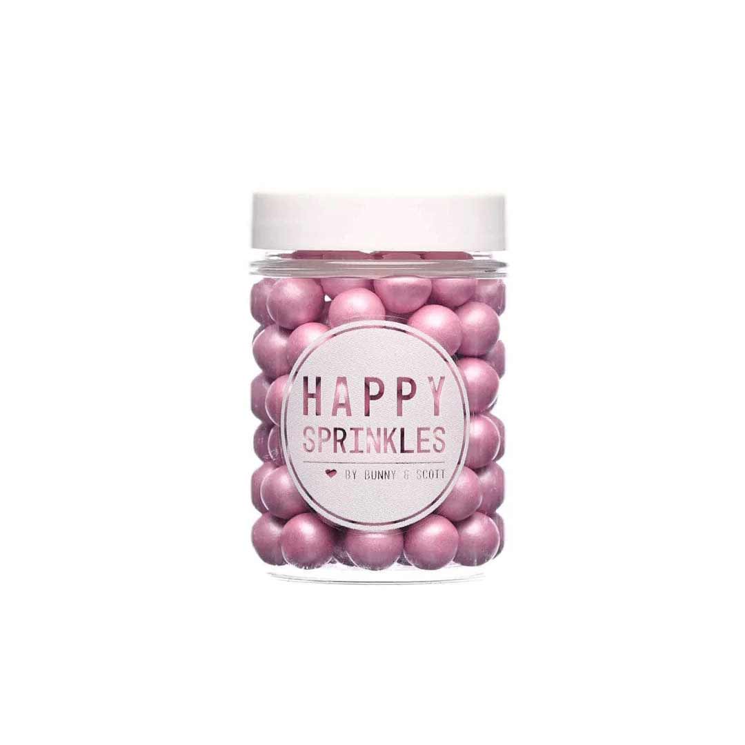 Happy Sprinkles Pink Pearlescent Choco M 90g Dose