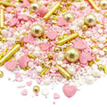 Muttertag Streuselmix elegant rosa gold weiß
