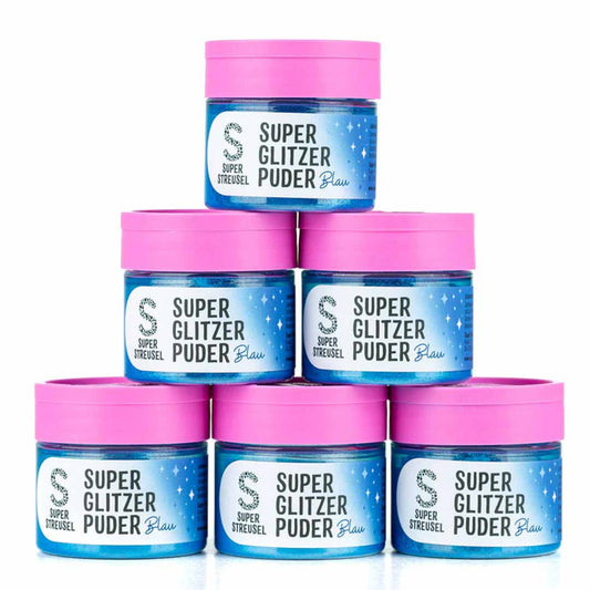 Super Streusel SuperGlitzerPuder Blau