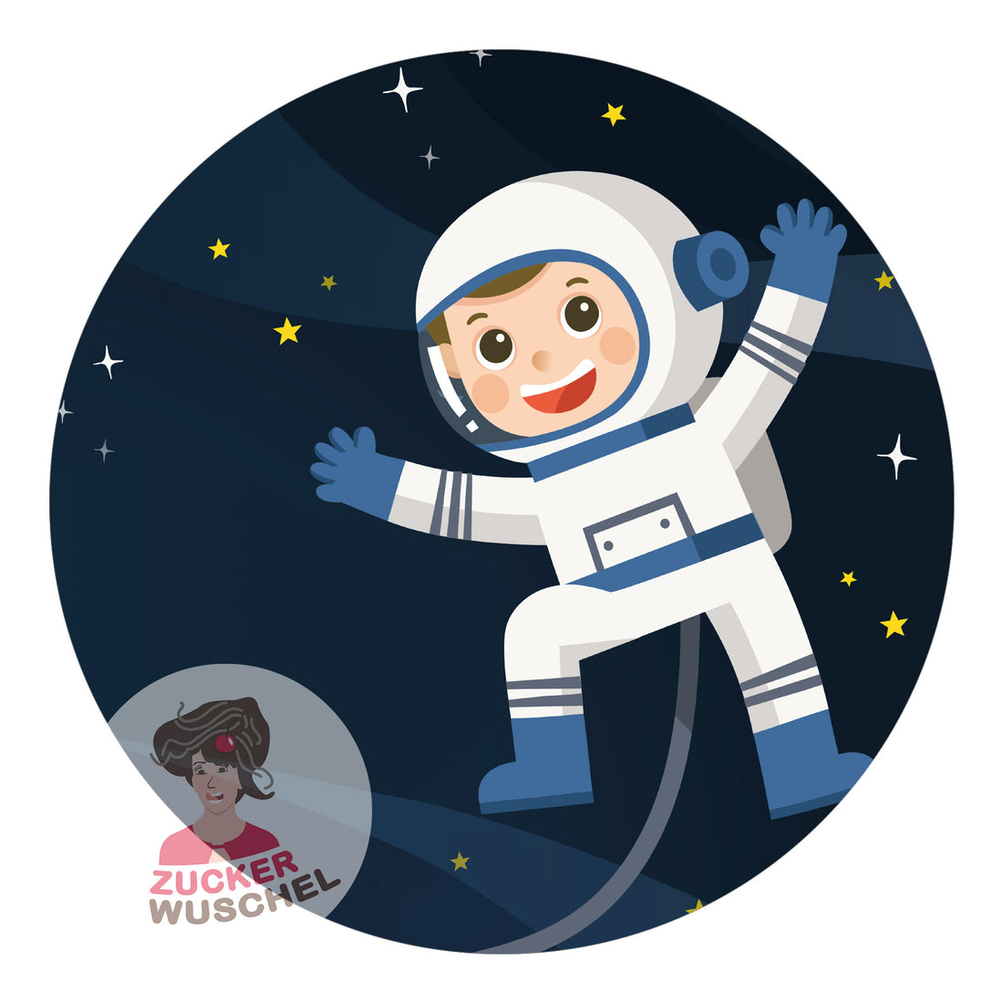 Tortenaufleger Kindergeburtstag "Astronaut"